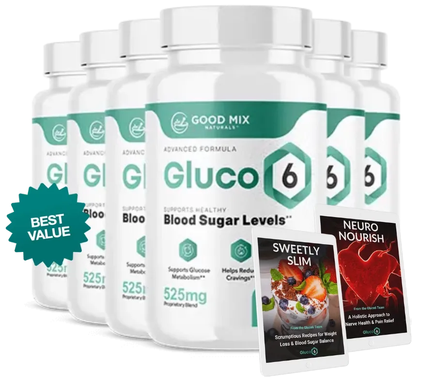 Gluco6 multi-bottle package with digital bonuses